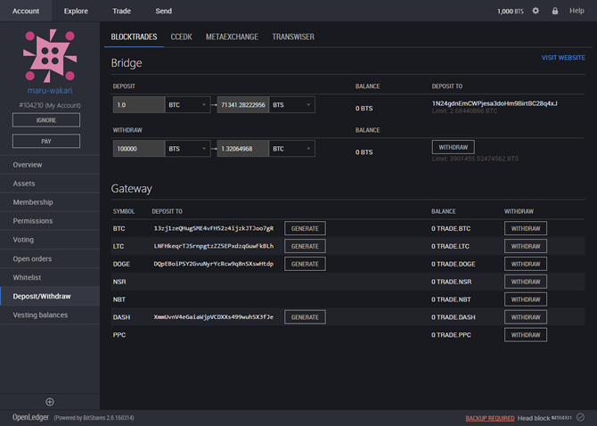 分散型取引所のopenledger オープンレジャー の使い方 クリプトストリーム